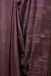 Plum Raw Silk Saree - SRPRSS588