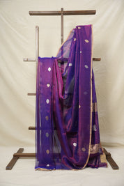 Purple Tissue Banarasi Silk Saree - SRPTBSS008
