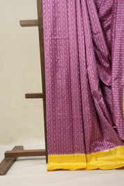 Orchid Purple Pochampalli Silk Ikat Saree - SROPPSIS293