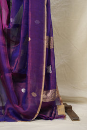 Purple Tissue Banarasi Silk Saree - SRPTBSS008