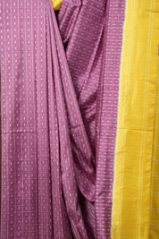 Orchid Purple Pochampalli Silk Ikat Saree - SROPPSIS293