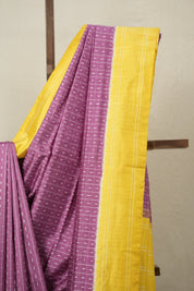 Orchid Purple Pochampalli Silk Ikat Saree - SROPPSIS293