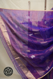 Purple Tissue Banarasi Silk Saree - SRPTBSS008