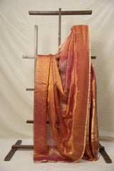 Two Tone Gold Tissue Banarasi Silk Saree - SRTTGTBSS007