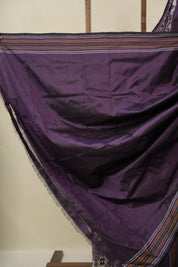 Grey Pochampalli Silk Ikat Saree - SRGPSIS308