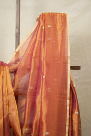 Two Tone Gold Tissue Banarasi Silk Saree - SRTTGTBSS007