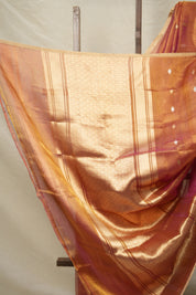 Two Tone Gold Tissue Banarasi Silk Saree - SRTTGTBSS007