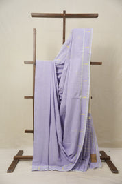 Lavender Cotton Paithani Saree - SRLCPS696