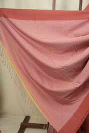 Pink Cotton IIkal Saree - SRPCIS1147