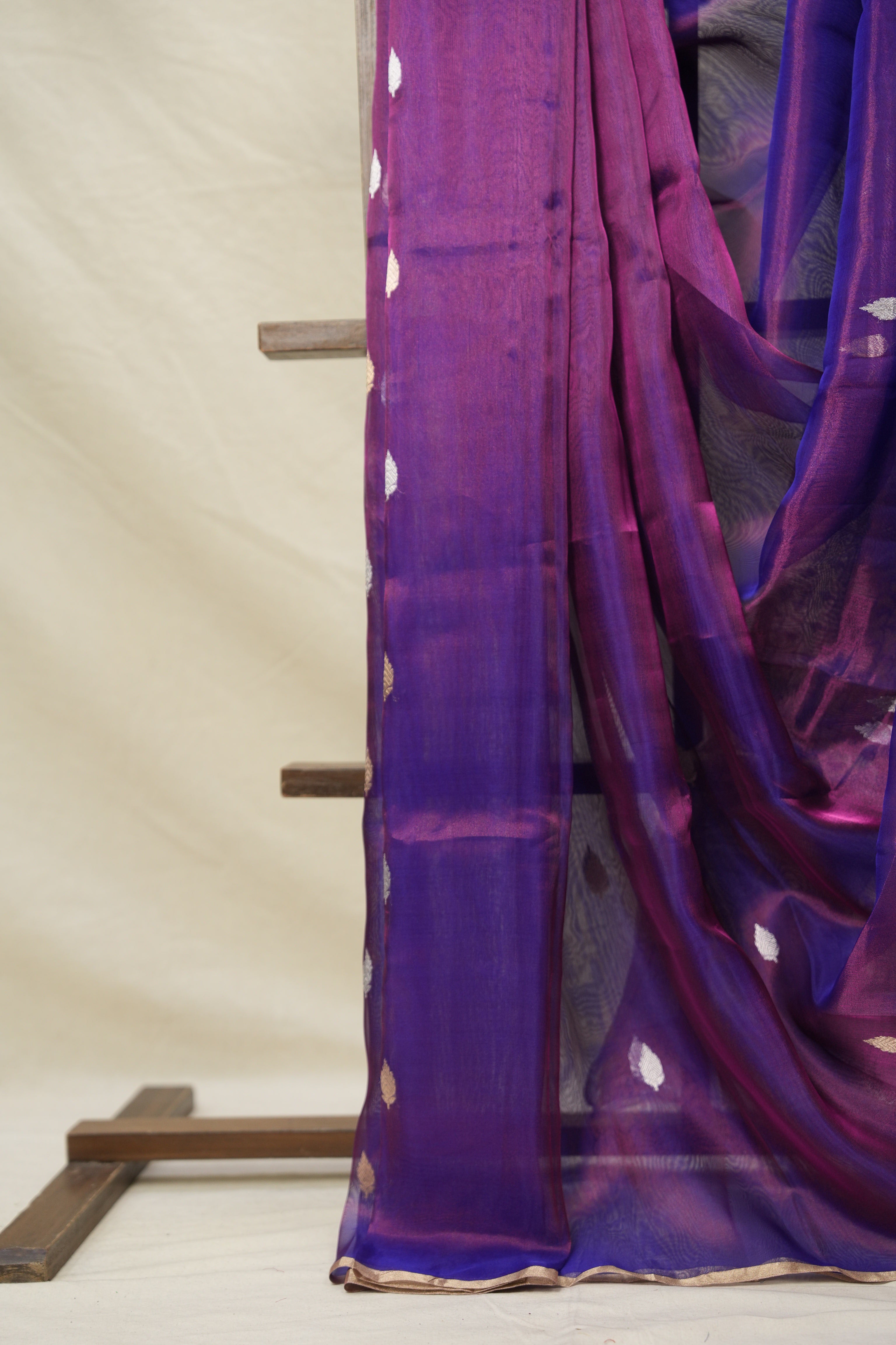Purple Tissue Banarasi Silk Saree - SRPTBSS004