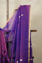 Purple Tissue Banarasi Silk Saree - SRPTBSS004