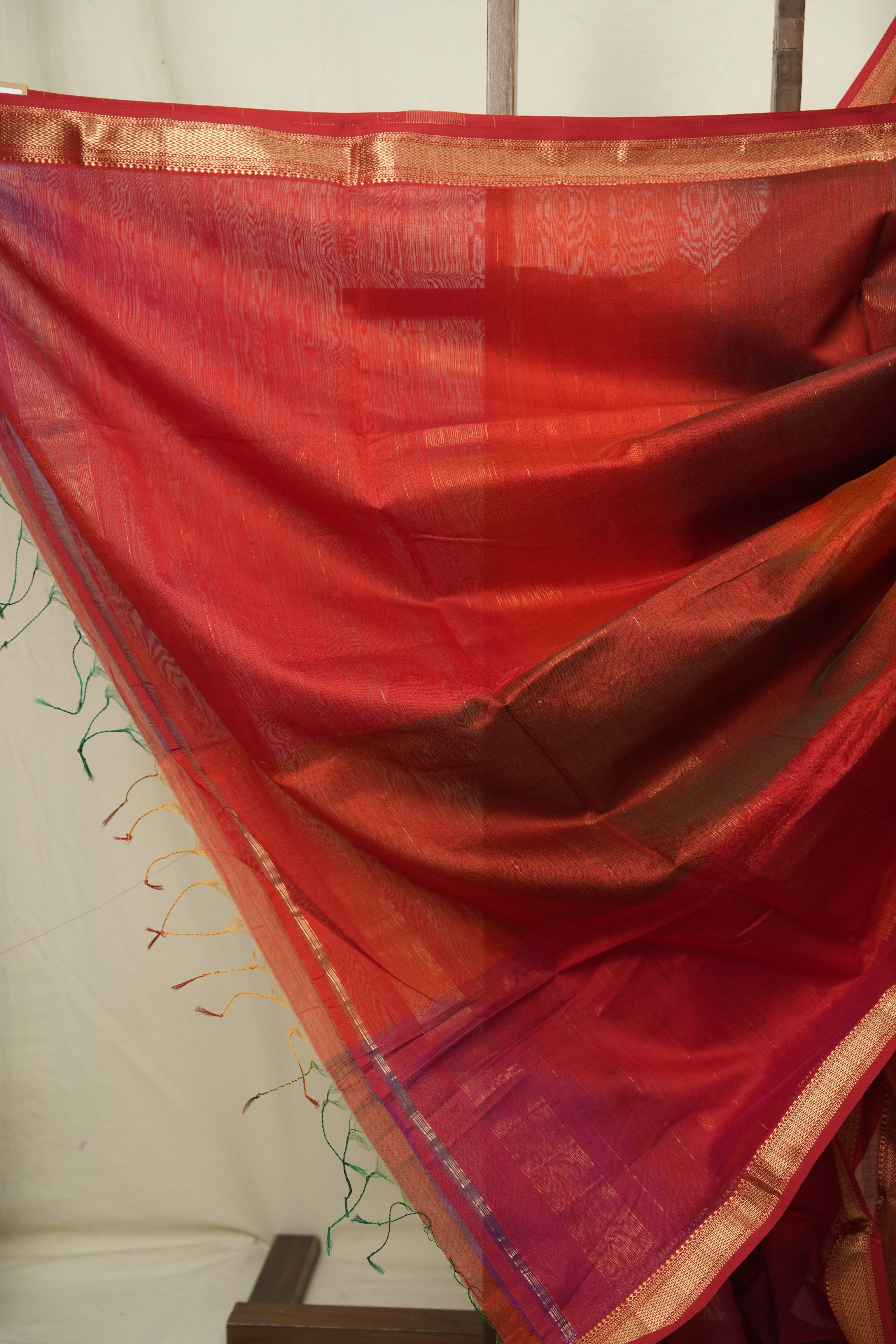 Multicolour Maheshwari Saree - SRMMS1189