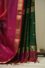 Pink Maheshwari Saree - SRPMS1191