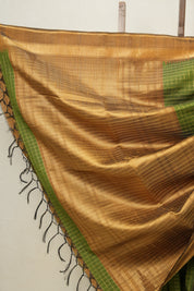 Mehendi Green Raw Silk Saree - SRMGRSS389