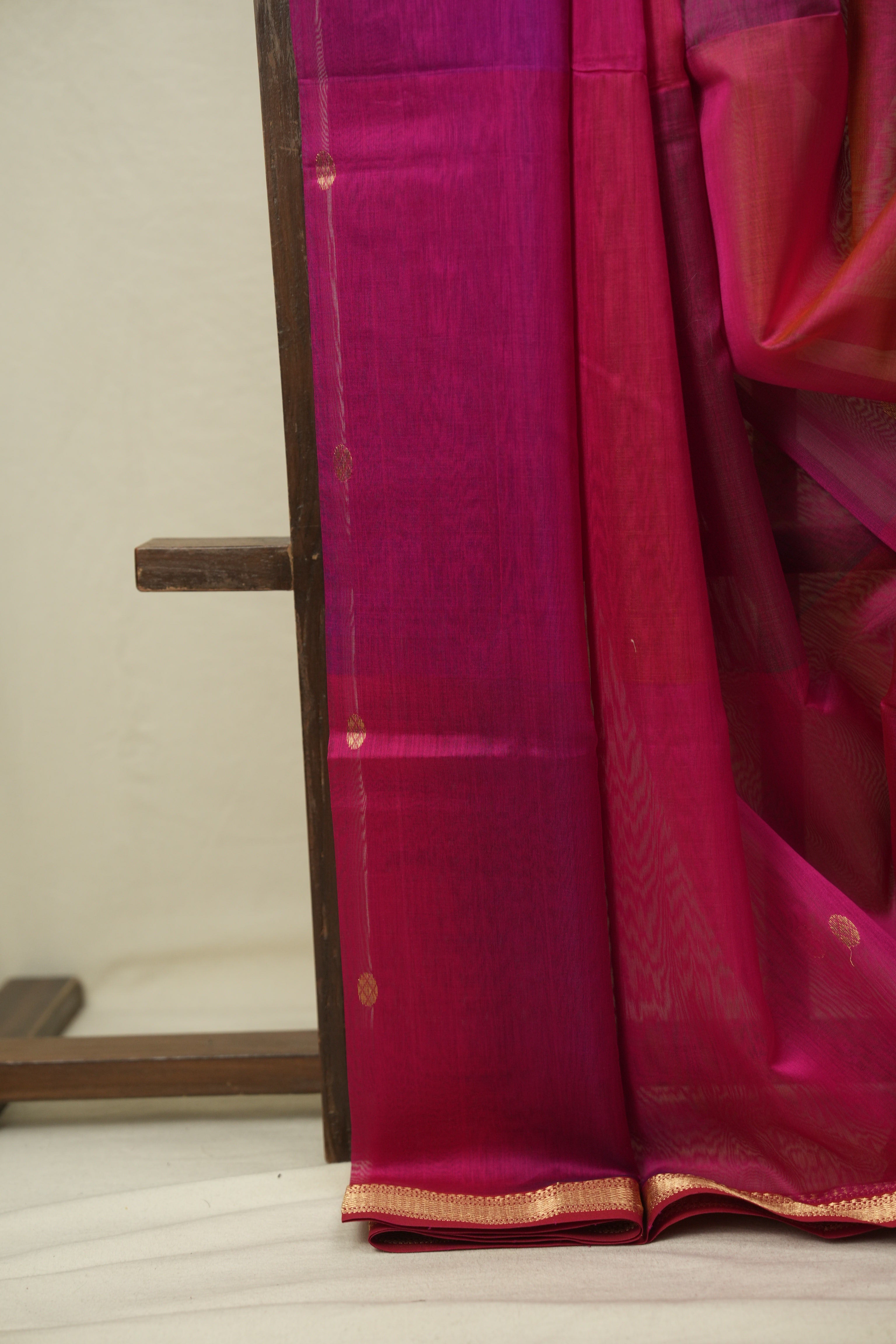 Pink Maheshwari Saree - SRPMS1191