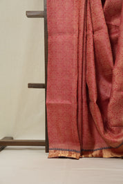 Pink Kosa Tussar Silk Saree - SRPKTSS759