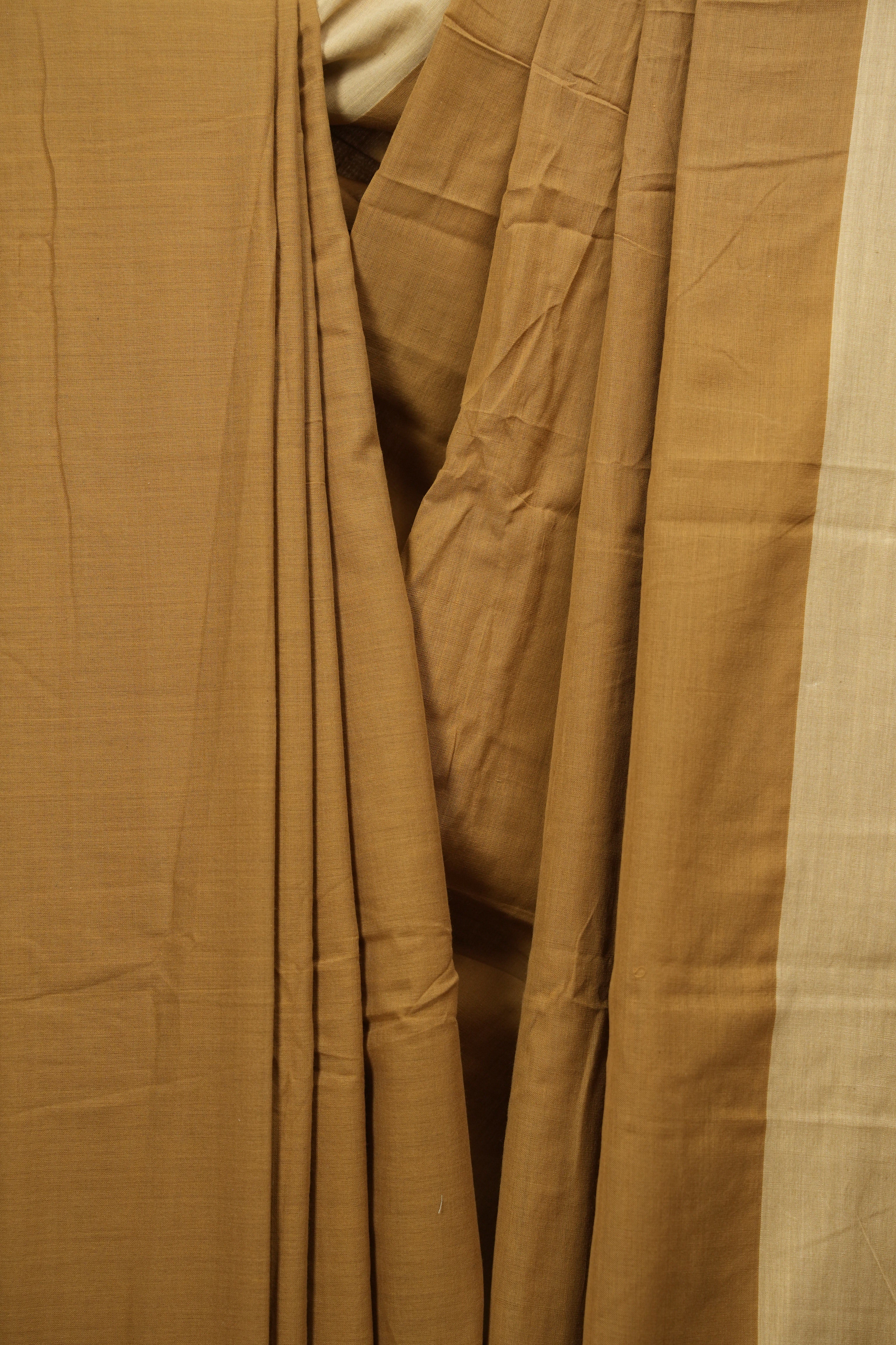 Brown Cotton IIkal Saree - SRBCIS1150