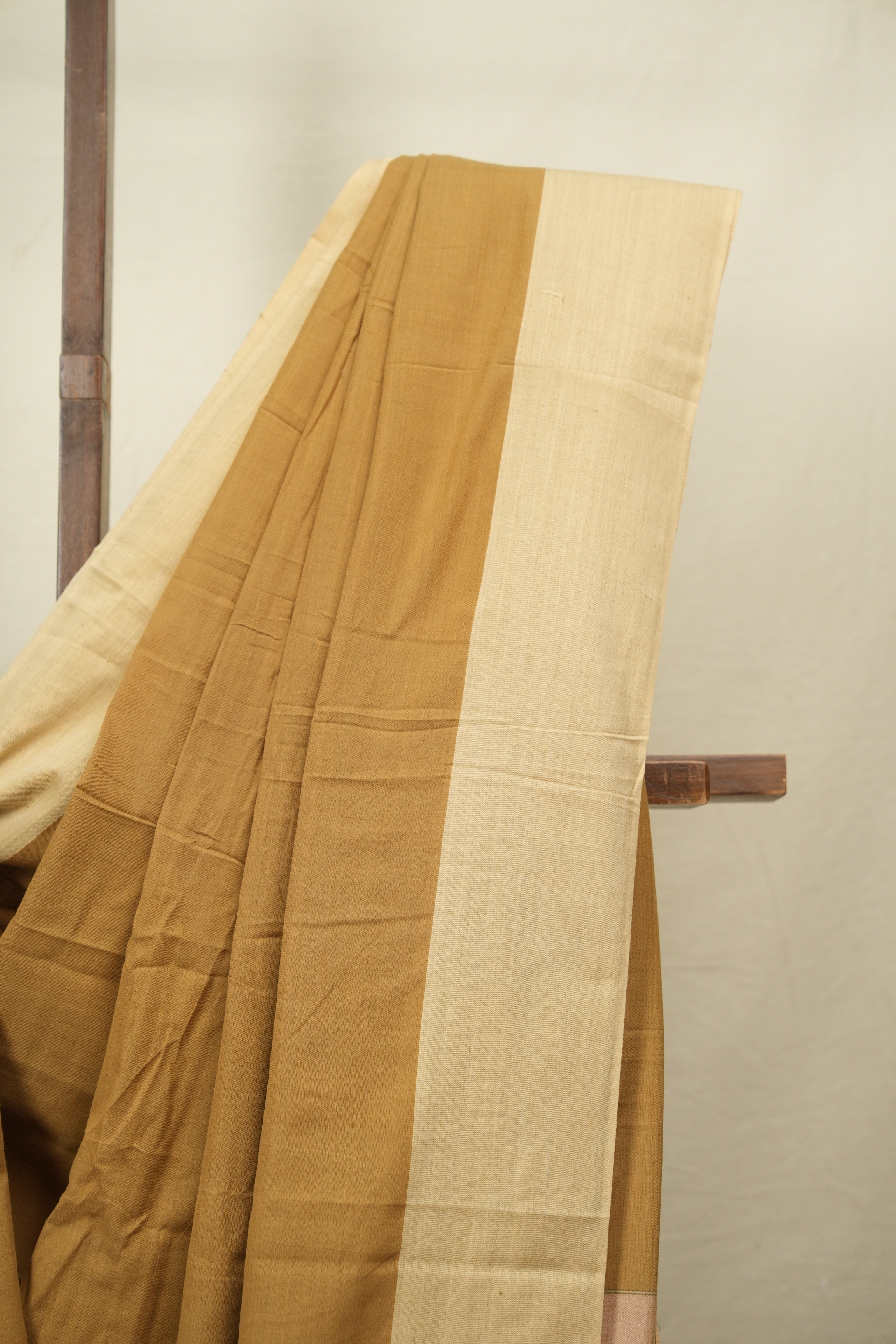 Brown Cotton IIkal Saree - SRBCIS1150