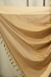 Brown Cotton IIkal Saree - SRBCIS1150