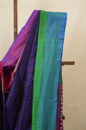 Violet Pochampalli Silk Ikat Saree - SRVPSIS301