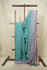 Aqua Cotton IIkal Saree - SRACIS1148