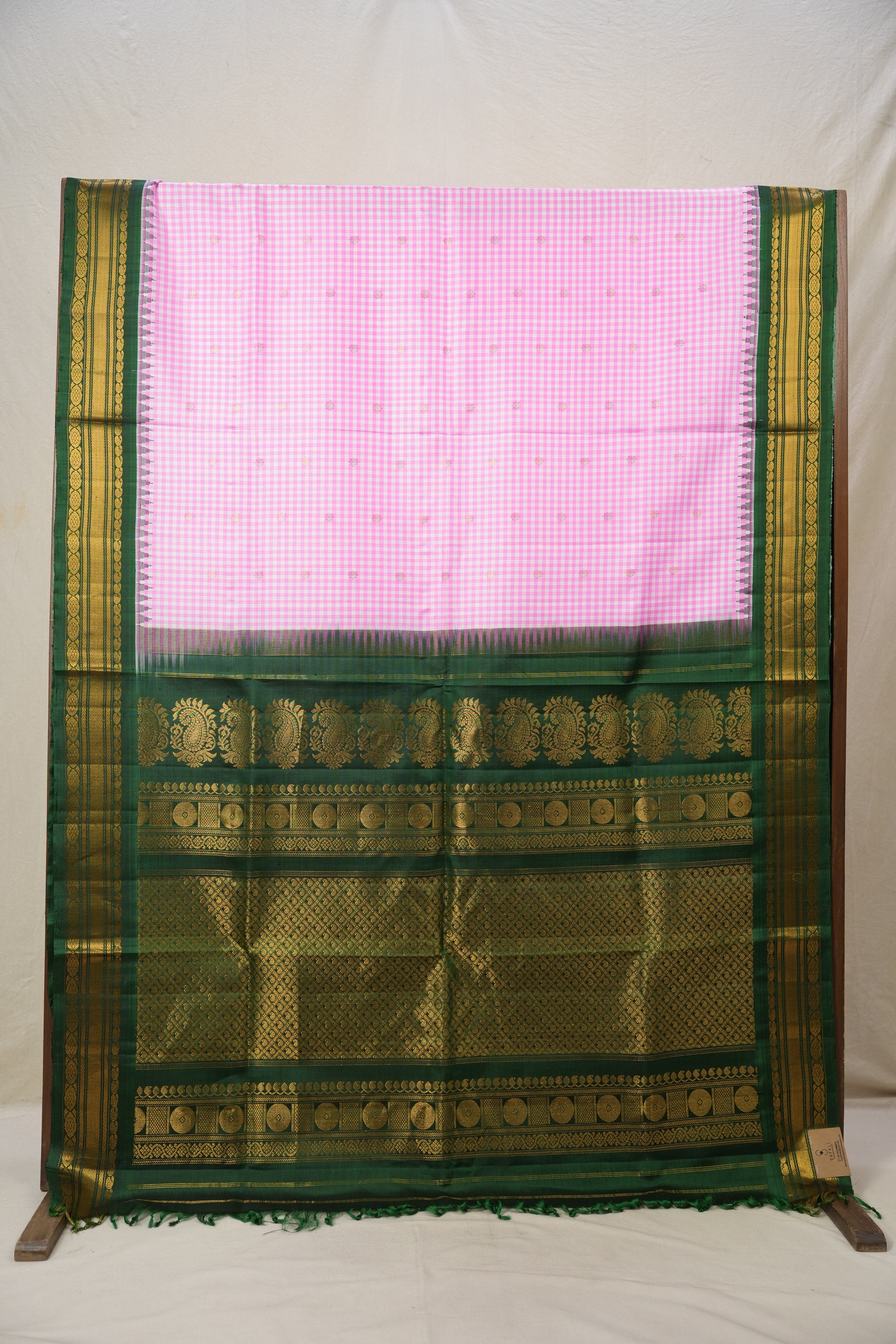 Pink Gadwal Silk Saree - SRPGSS604