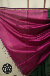 Green Maheshwari Saree - SRGMS1219