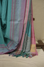 Aqua Cotton IIkal Saree - SRACIS1148