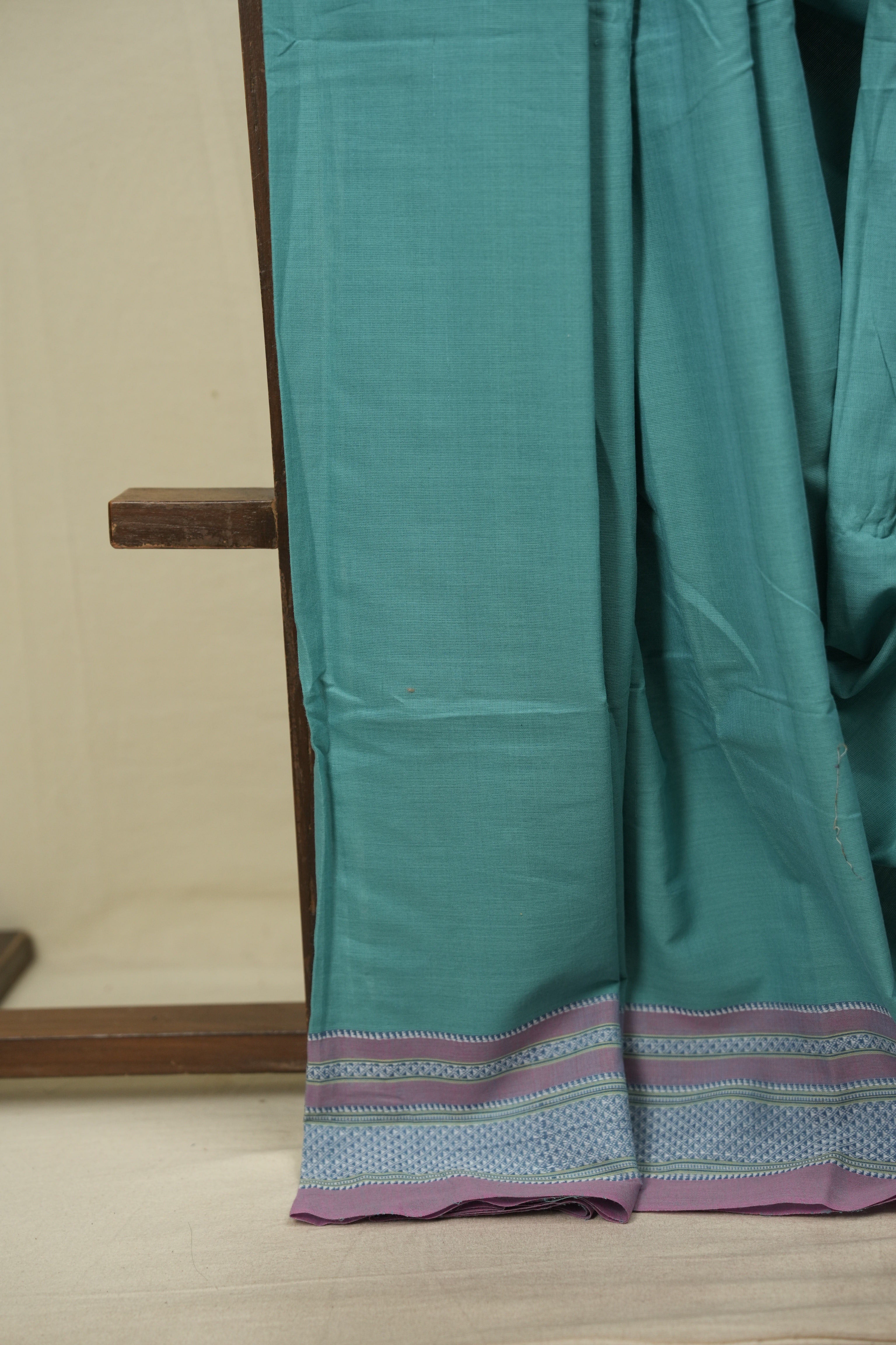 Aqua Cotton IIkal Saree - SRACIS1148