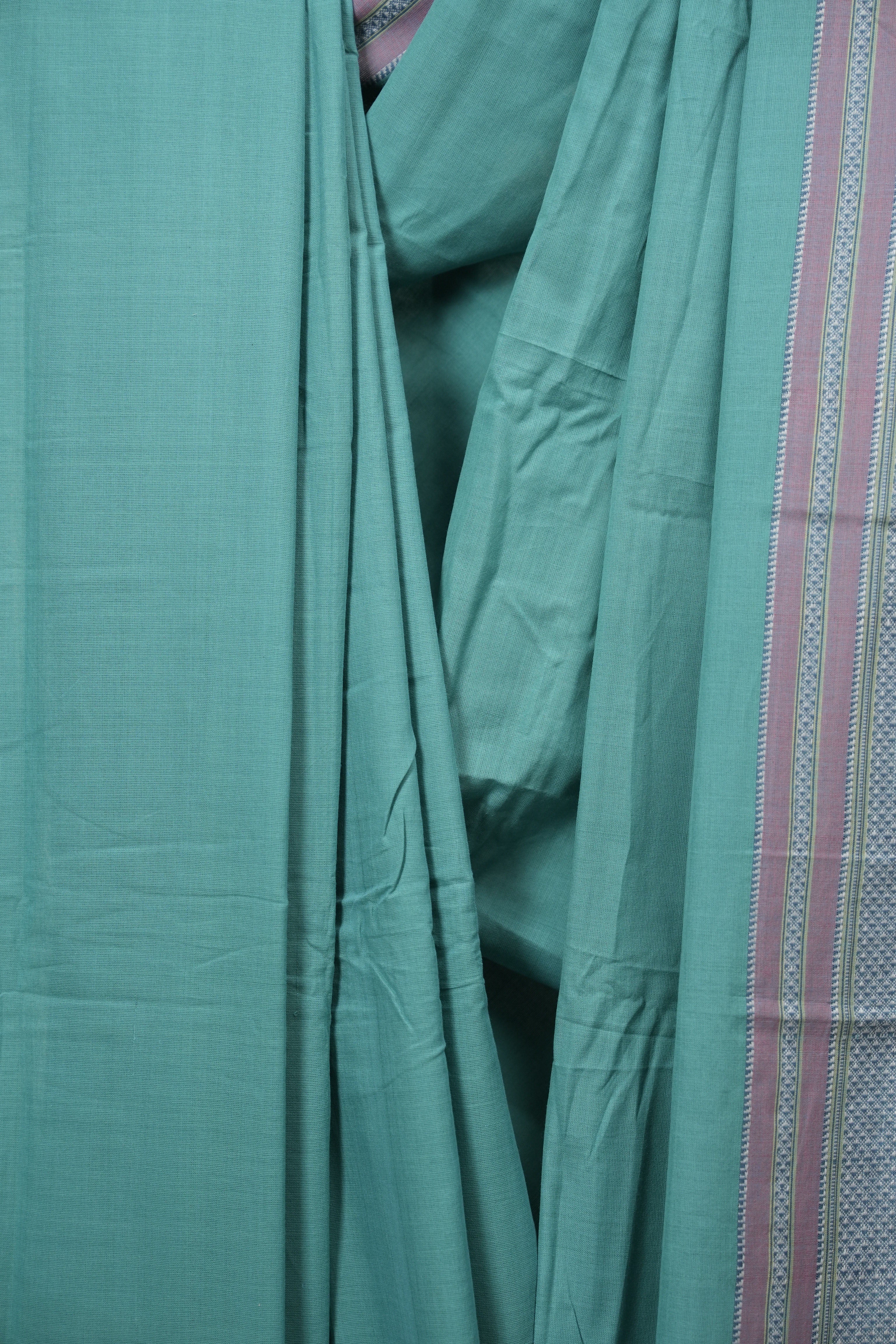 Aqua Cotton IIkal Saree - SRACIS1148