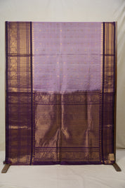 Lilac Purple Gadwal Silk Saree - SRLPGSS616