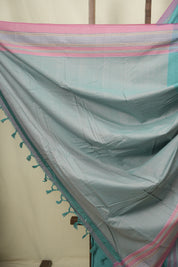 Aqua Cotton IIkal Saree - SRACIS1148