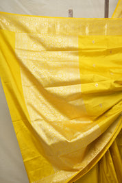 Lemon Yellow Banarasi Silk Saree - SRLYBSS858