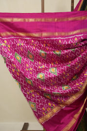 Black Pochampalli Silk Ikat Saree - SRBPSIS303