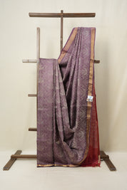 Purple Kosa Tussar Silk Saree - SRPKTSS754