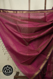 Pink Maheshwari Saree - SRPMS1185