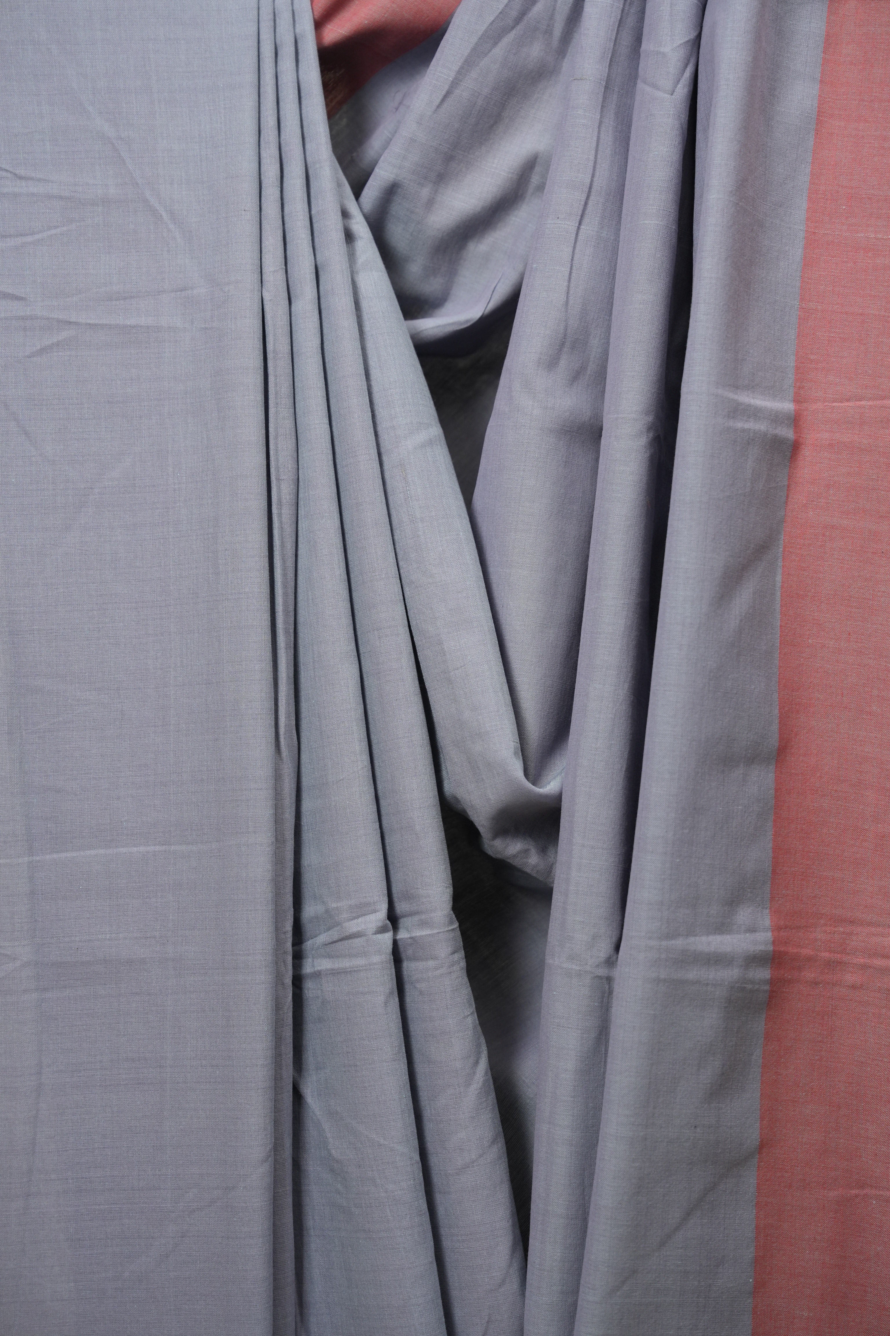 Powder Blue Cotton IIkal Saree - SRPBCIS1146
