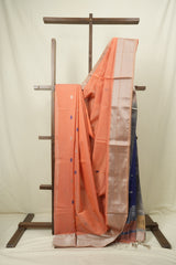 Peach Maheshwari Saree - SRPMS1182