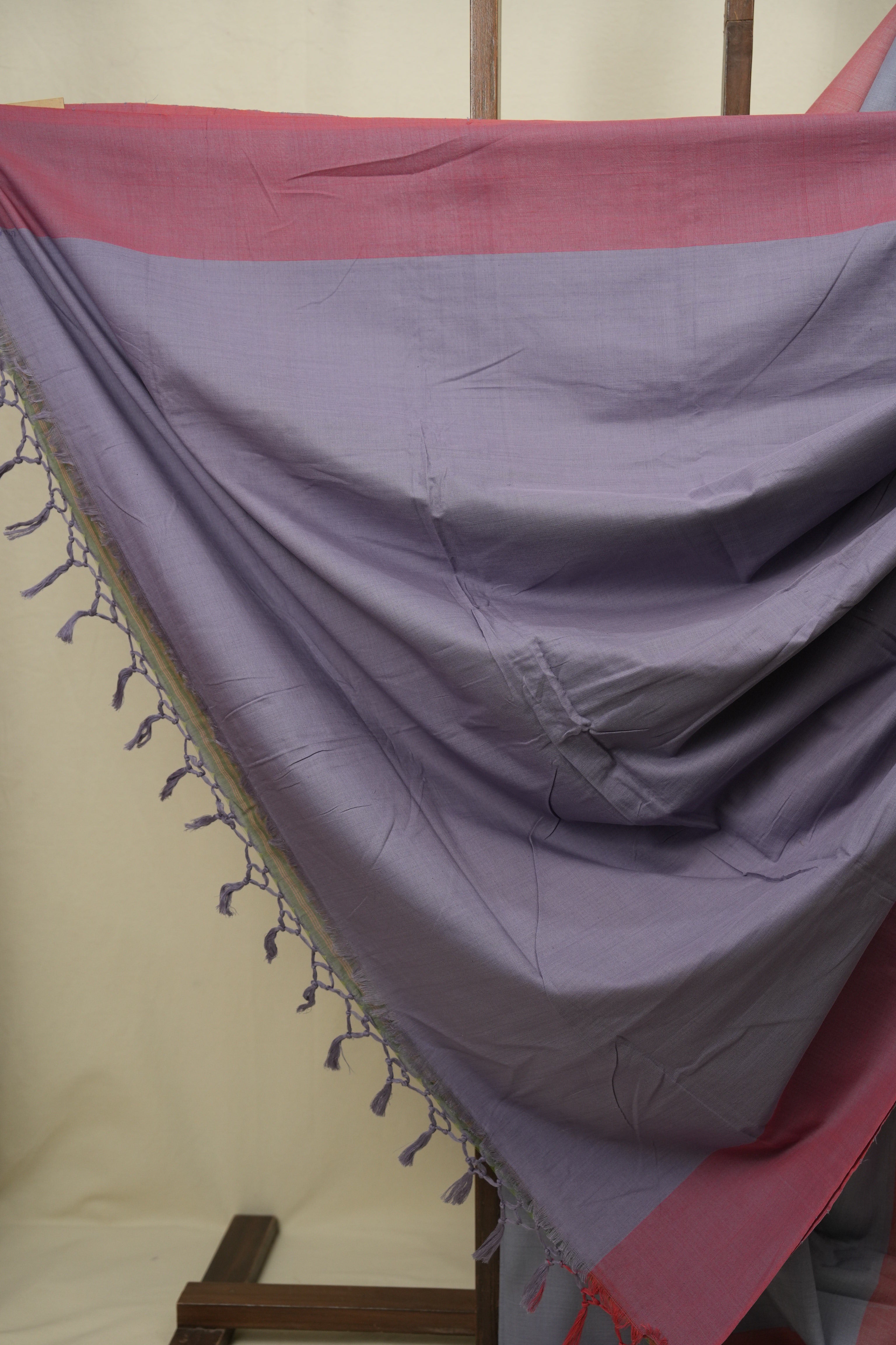 Powder Blue Cotton IIkal Saree - SRPBCIS1146
