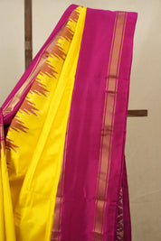 Yellow Pochampalli Silk Ikat Saree - SRYPSIS305