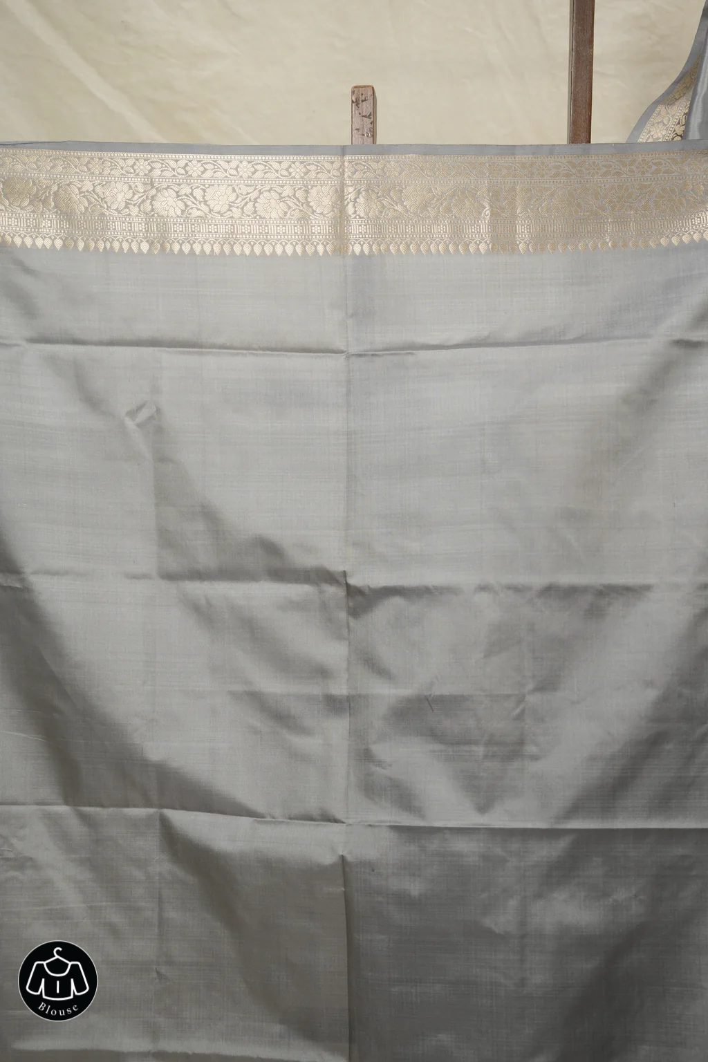 Grey Banarasi Silk Saree - SRGBSS856