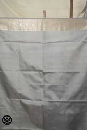 Grey Banarasi Silk Saree - SRGBSS856