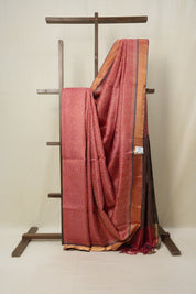 Pink Kosa Tussar Silk Saree - SRPKTSS862