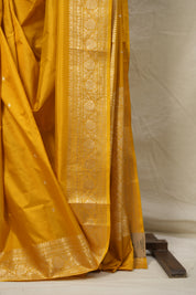 Dark Yellow Banarasi Silk Saree - SRDYBSS857