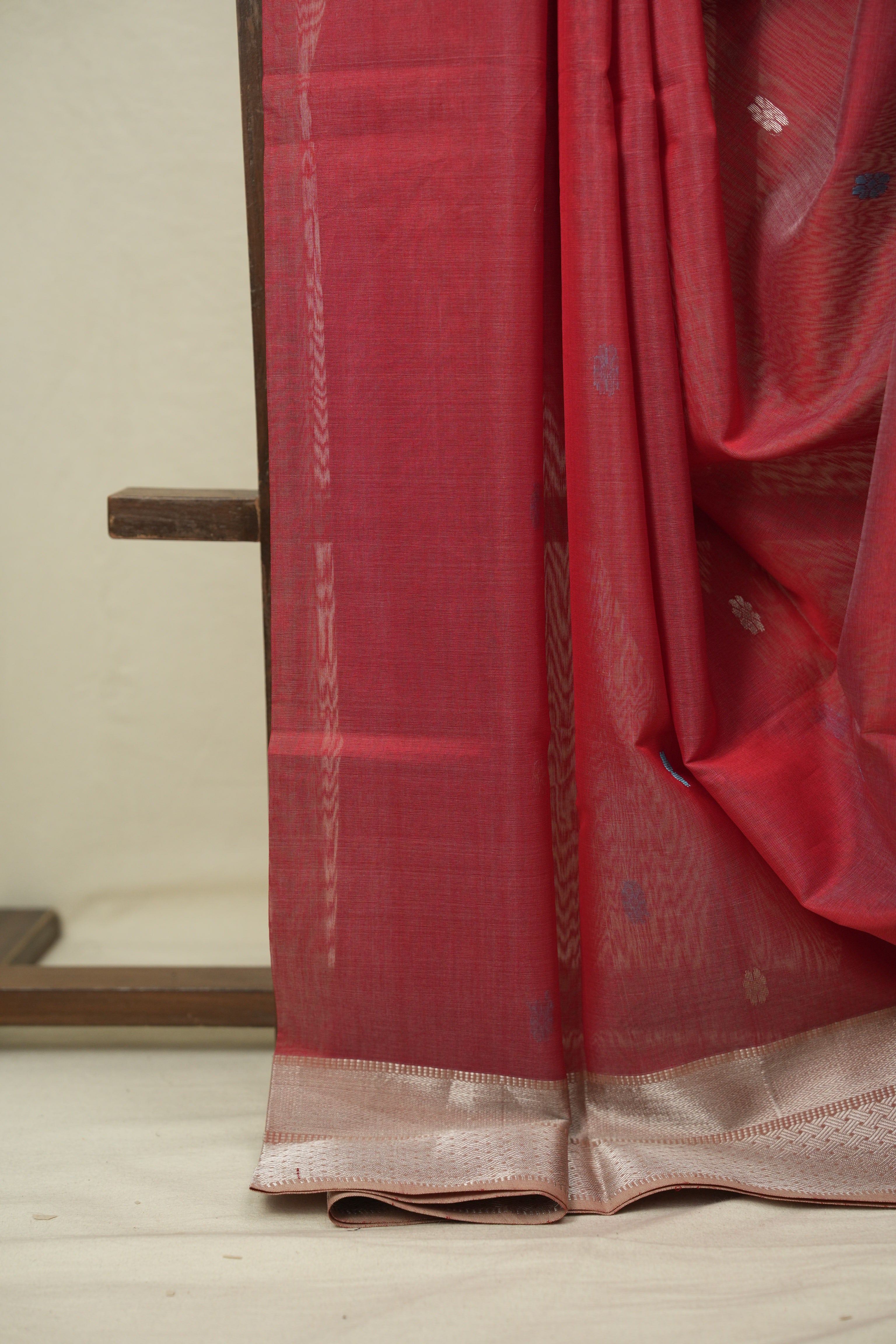 Sky Blue Maheshwari Saree - SRSBMS1179