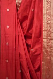 Red Banarasi Silk Saree - SRRBSS854