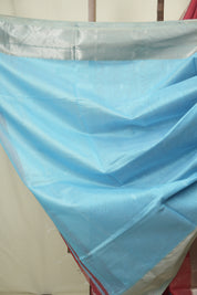 Sky Blue Maheshwari Saree - SRSBMS1179
