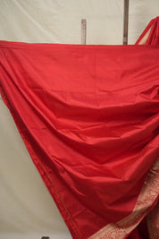 Red Banarasi Silk Saree - SRRBSS854