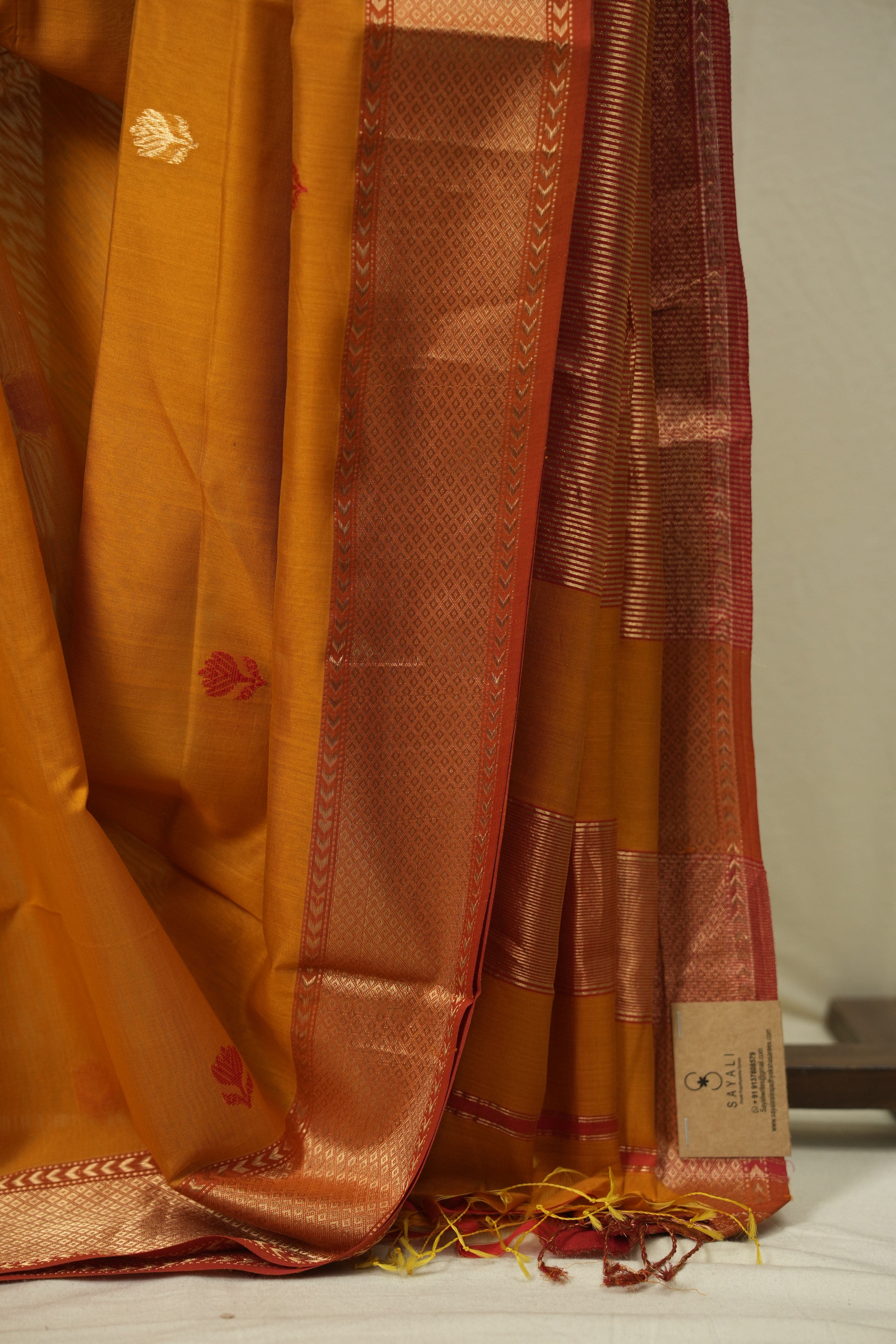 Musturd Maheshwari Saree - SRMMS1231