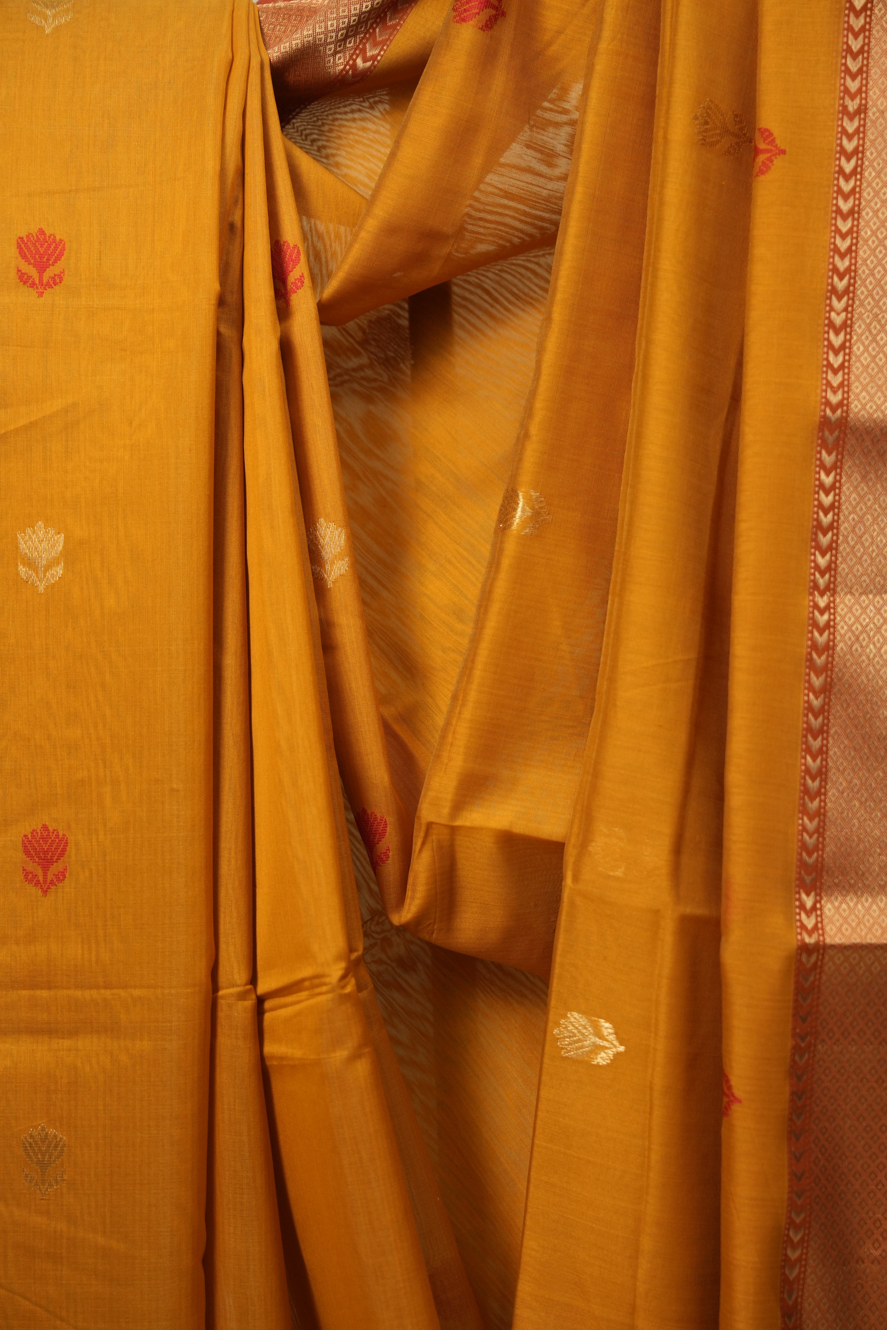 Musturd Maheshwari Saree - SRMMS1231